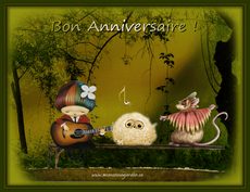 Carte d'anniversaire anim�e