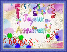 Carte d'anniversaire anim�e