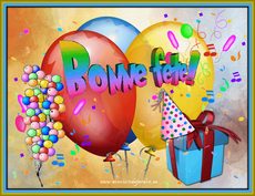 Carte d'anniversaire anim�e