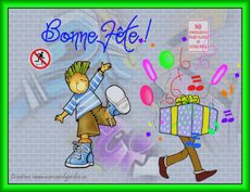 Carte d'anniversaire anim�e