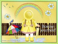 Carte Bonne journ�e / Bonjour
