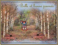 Carte Bonne journ�e / Bonjour