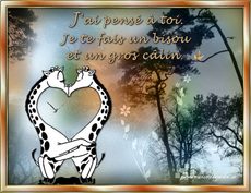 Carte C�lins et Bisous 4