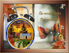 Carte Changement d'heure Automne 13