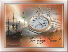 Carte Changement d'heure Automne 6