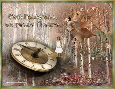 Carte Changement d'heure Automne 9