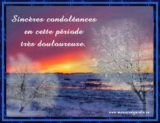 Carte Condol�ances 7