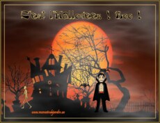 Carte Halloween anim�e 13