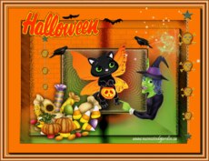 Carte Halloween anim�e 24