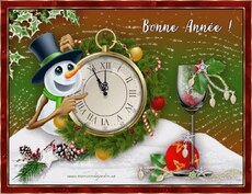 Carte Nouvel An anim�e 8