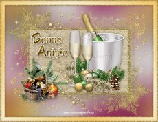 Carte Nouvel An anim�e 9