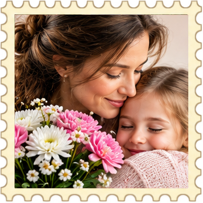 Timbre F�te des m�res 1