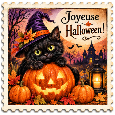 Timbre Halloween 1