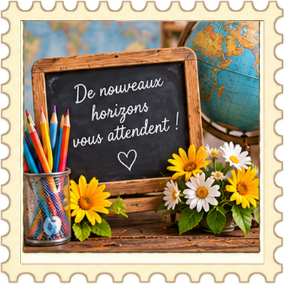 Timbre Rentr�e scolaire 8