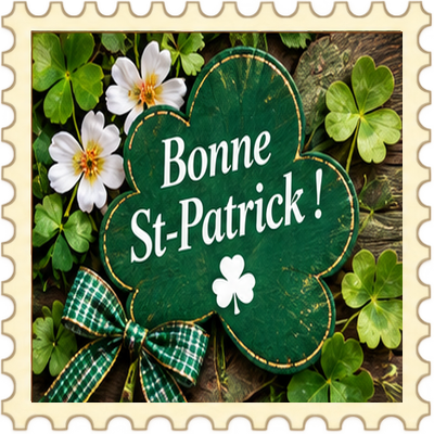 Timbre St-Patrick 10