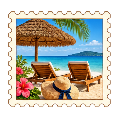 Timbre Vacances 1