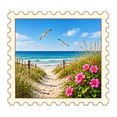 Timbre Vacances 6