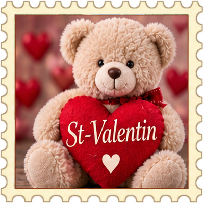 Timbre Saint-Valentin 4