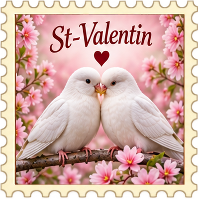 Timbre Saint-Valentin 9
